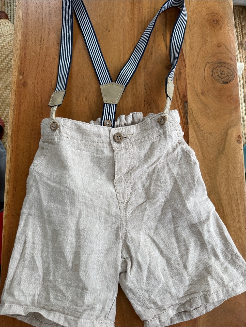 NWOT H&M Shorts with Suspenders